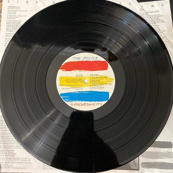 Synchronicity by The Police 1983. A&M Records Vinyl Record - Picture 5 of 7